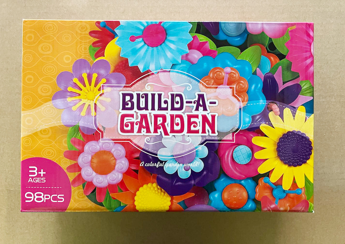 Garden Toys Gifts for 3 Year Old Girls - Flower Garden Building Toy Set 98 Pcs Build a Bouquet Floral Arrangement Playset Educational Creative Craft Toys for 3, 4, 5, 6 7 8 Year Old Toddlers Kids