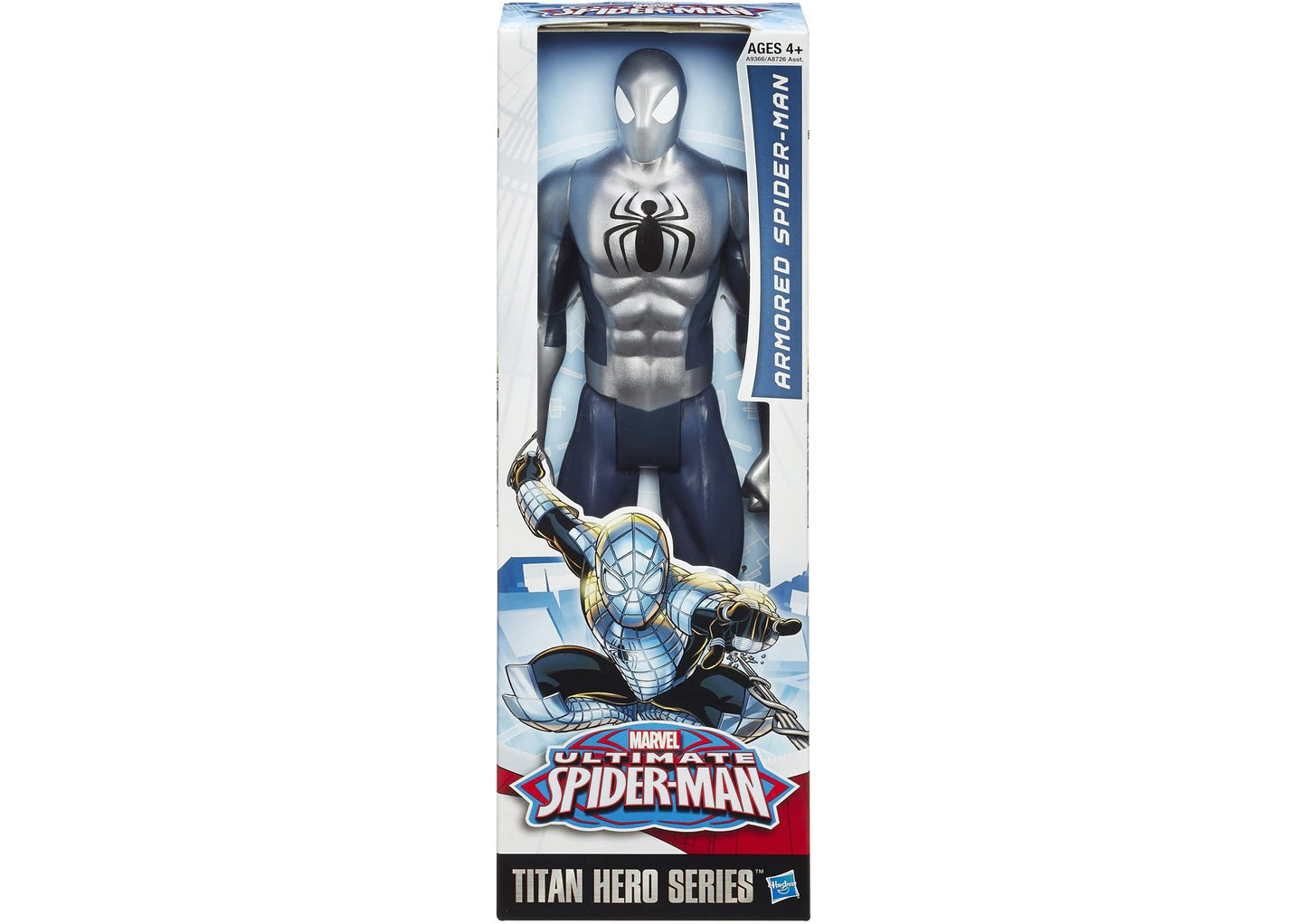 Armored Spiderman Marvel Ultimate Titan Hero Series Figure-12 Inch