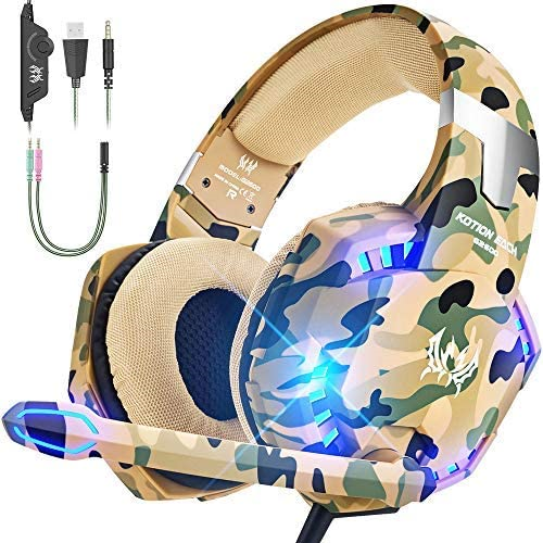 VersionTECH Gaming headset for PS4 Xbox One PC Headphones with Microphone LED