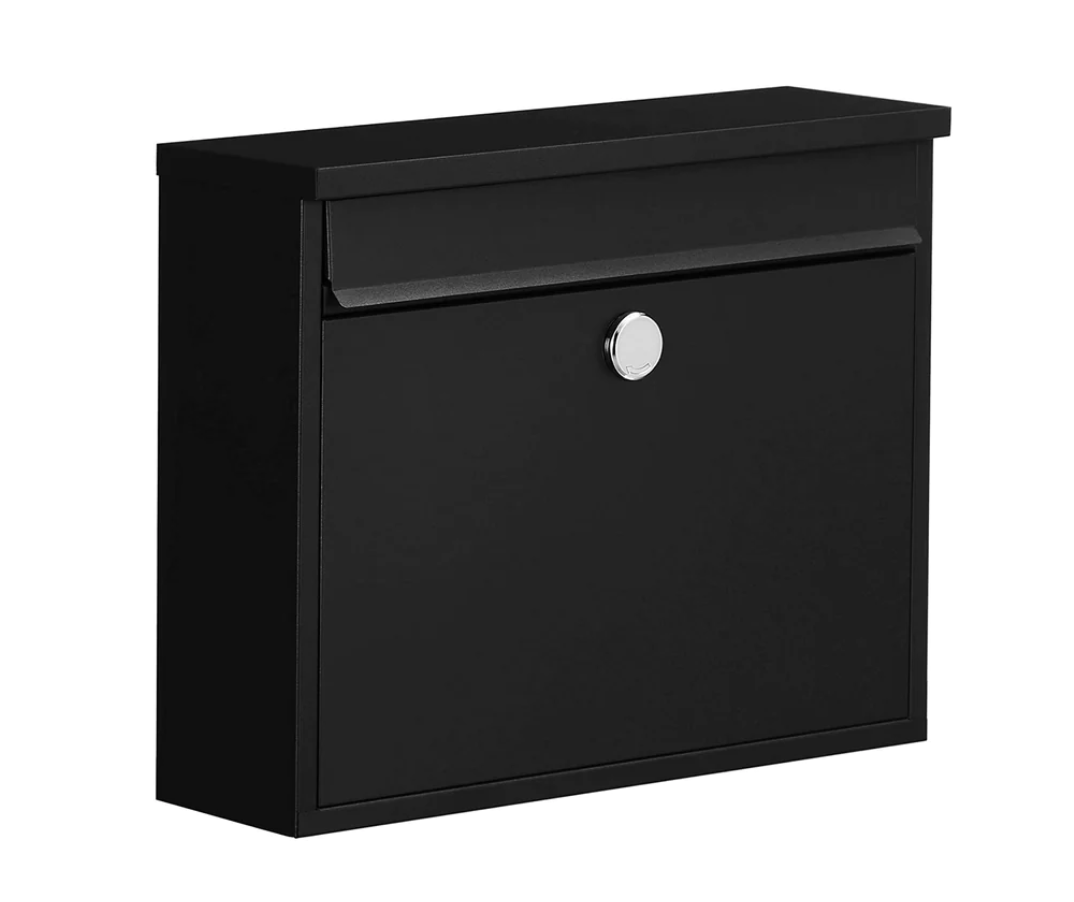 SONGMICS Wall-Mounted Letterbox with Front Slot | Grey