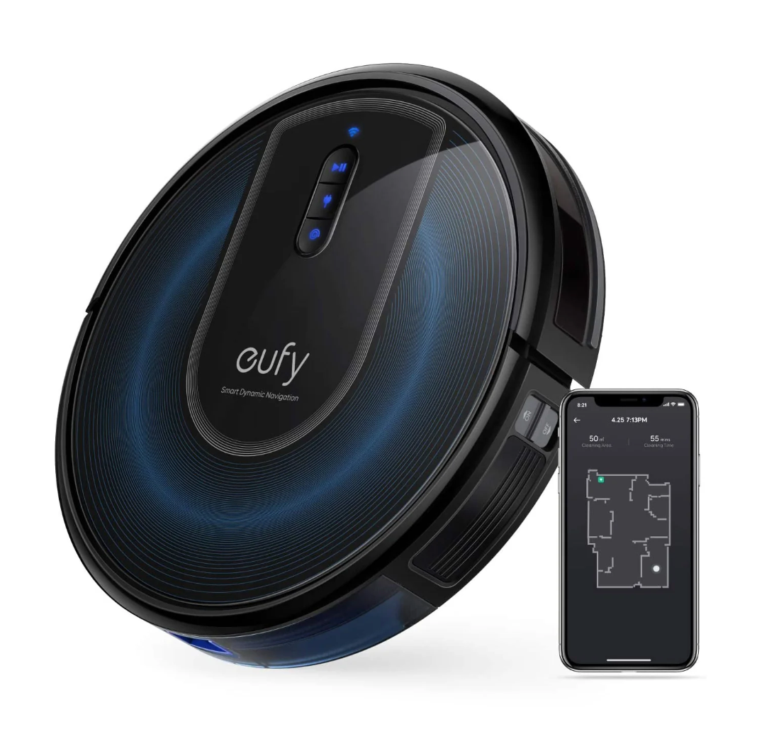 Eufy RoboVac G30 Robot Vacuum Cleaner with Smart Dynamic Navigation 2.0, Wi-Fi