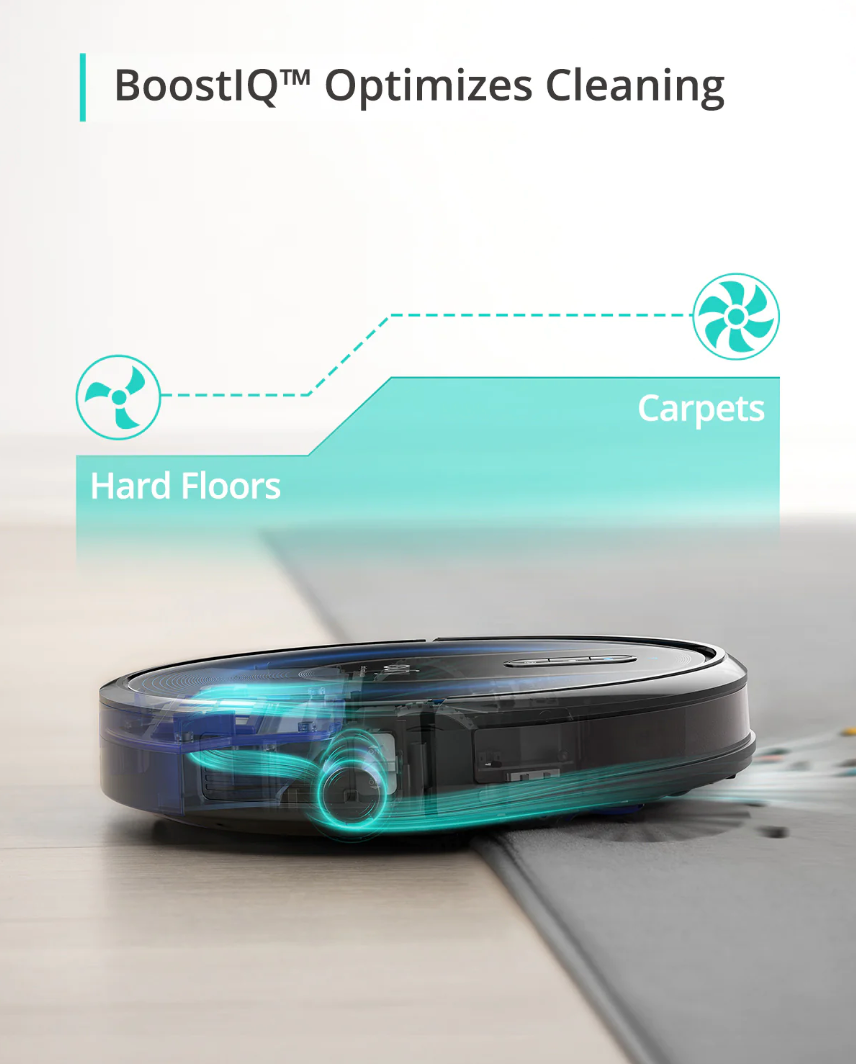 Eufy RoboVac G30 Robot Vacuum Cleaner with Smart Dynamic Navigation 2.0, Wi-Fi