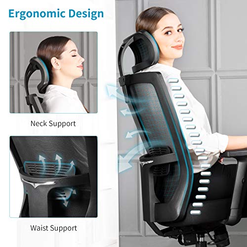 mfavour Ergonomic Office Chair Mesh Chair TOP-37