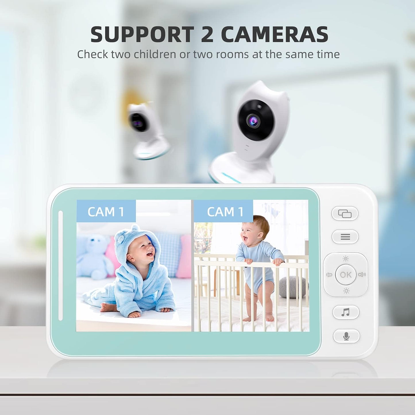 HeimVision Baby Monitor, HM132 Video Baby Monitor with Camera and Audio