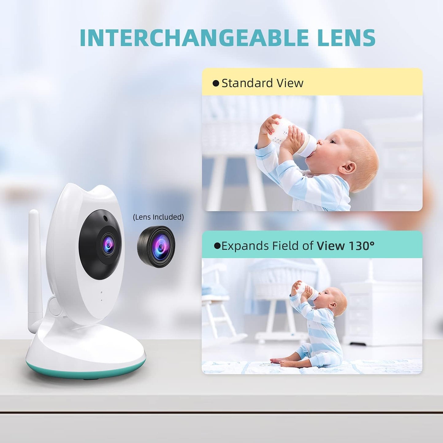 HeimVision Baby Monitor, HM132 Video Baby Monitor with Camera and Audio