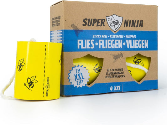 Super Ninja Fly Killer - 4 Traps - Highly Effective and Ecological Fly Trap