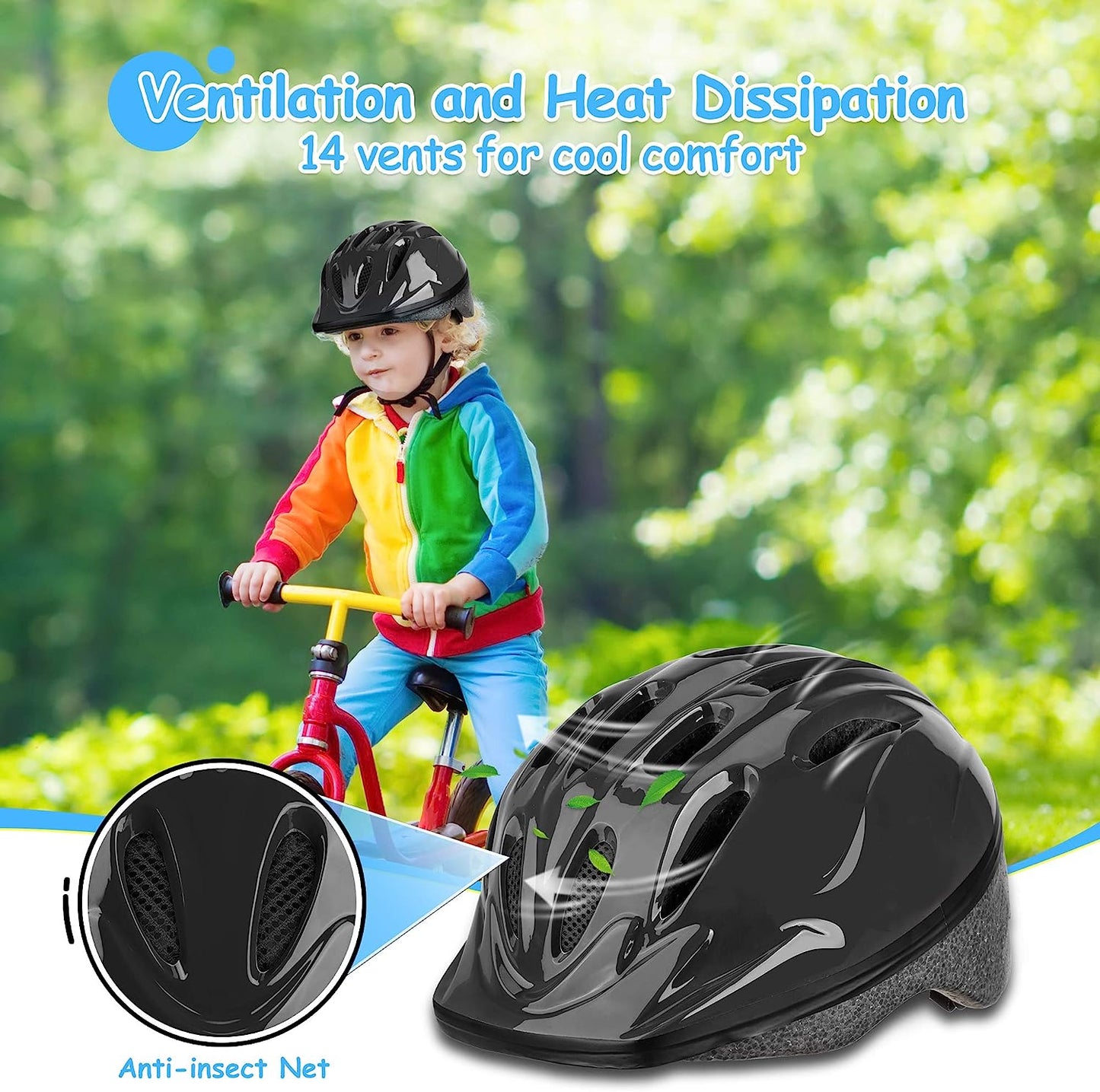 AKASO Children's Protective Bicycle Helmet - Protective Baby Bike Helmet for 4-8 Years, Skater Helmet for Girls and Boys 52-56 cm