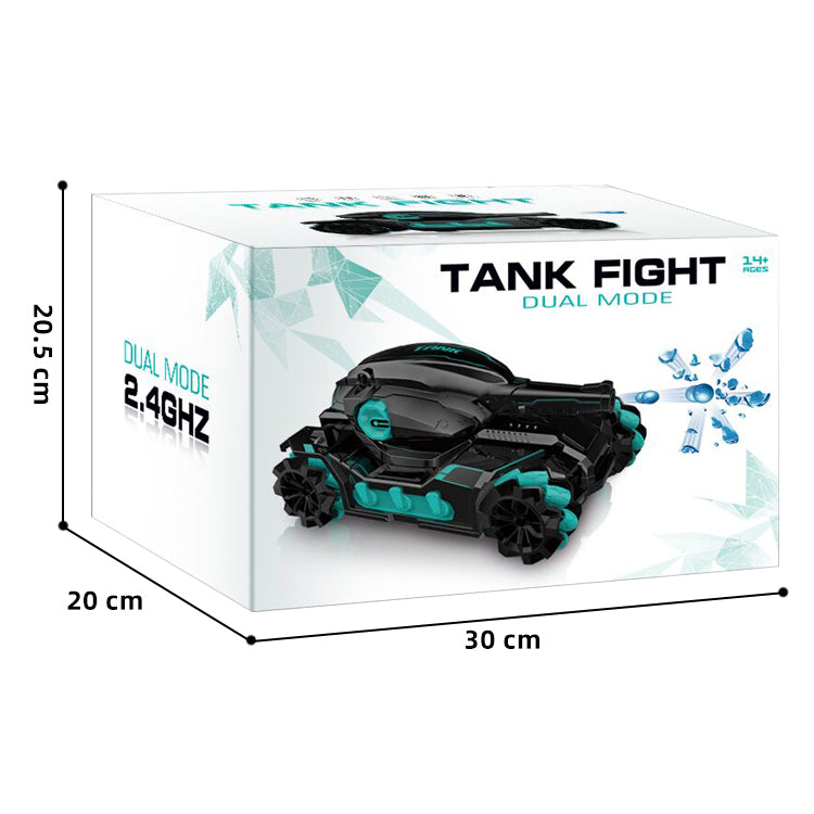 Electric Water Bomb RC Tank Toy with Light Sound Stunt Toy Grade Gifts