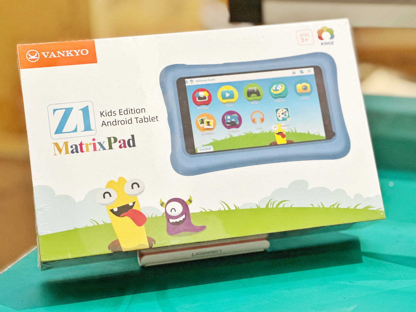 VANKYO MatrixPad Z1 Kids Tablet 7 inch, 32GB ROM, COPPA Certified KIDOZ& Google Play Pre-Installed with Kid-Proof Case, Wi-Fi, Blue Shade, Blue