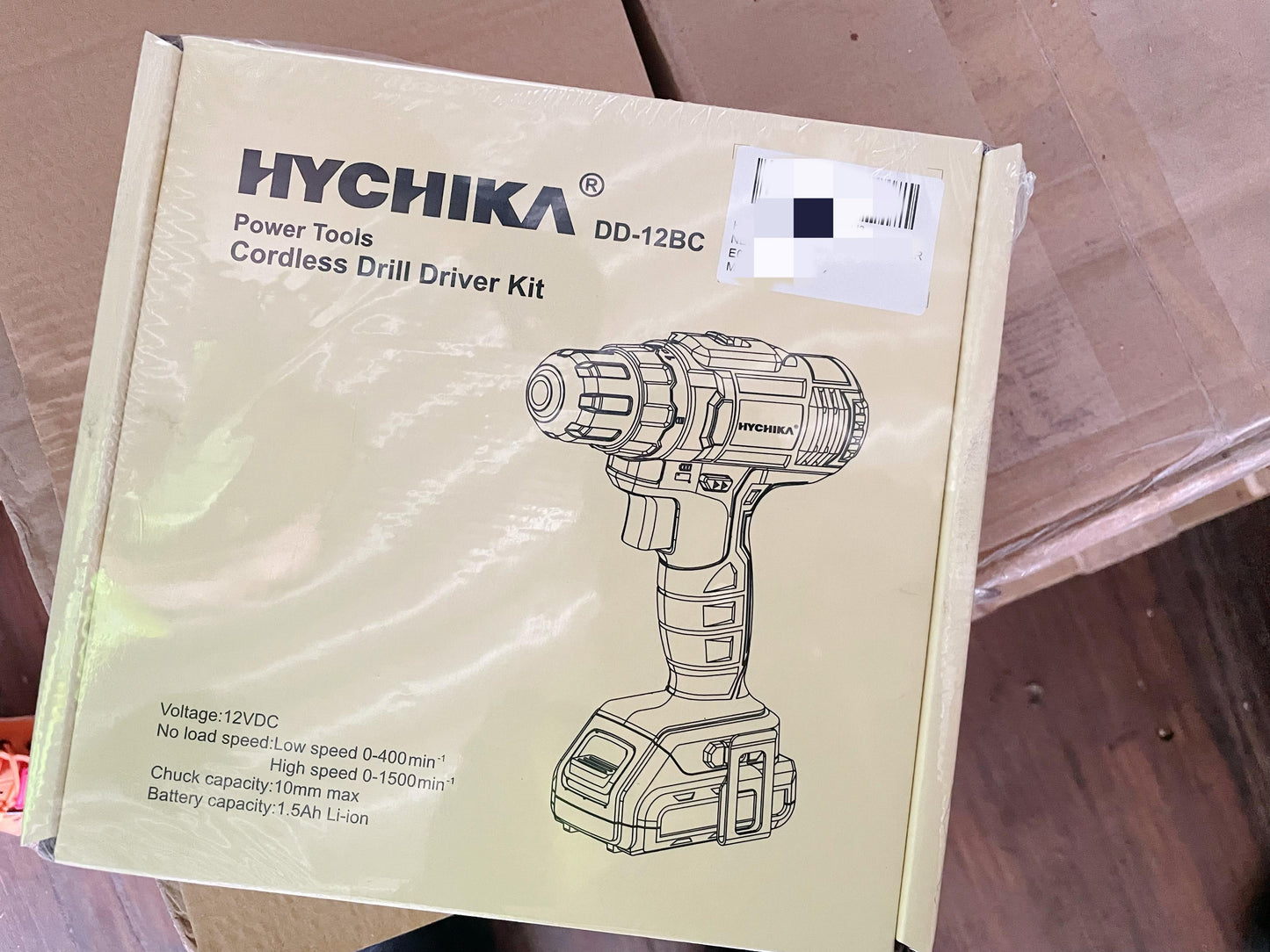 Hychika DD-12BC Electric Drill 30N·m Max Torque with 1500mAh Li-Ion Battery