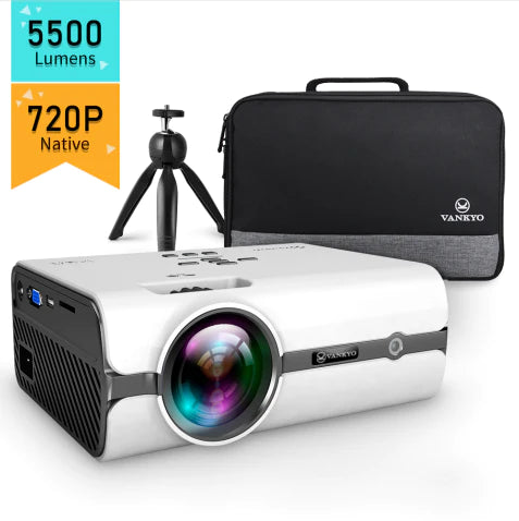 VANKYO Leisure 410W Mini WiFi Projector, Portable Wireless Mirroring Projector with 1080P Supported for iOS/Android/TV Stick