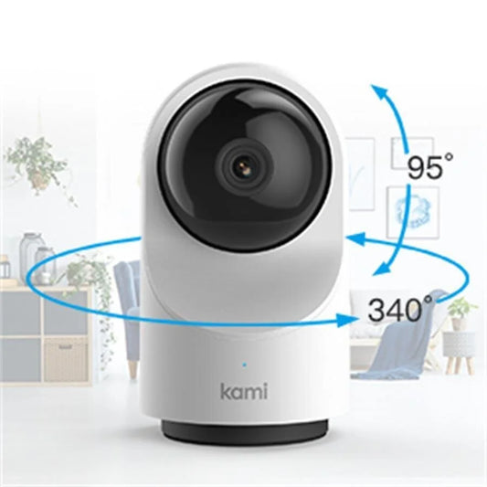 Kami Indoor Security Camera,1080p HD Video Record, Motion tracking, White