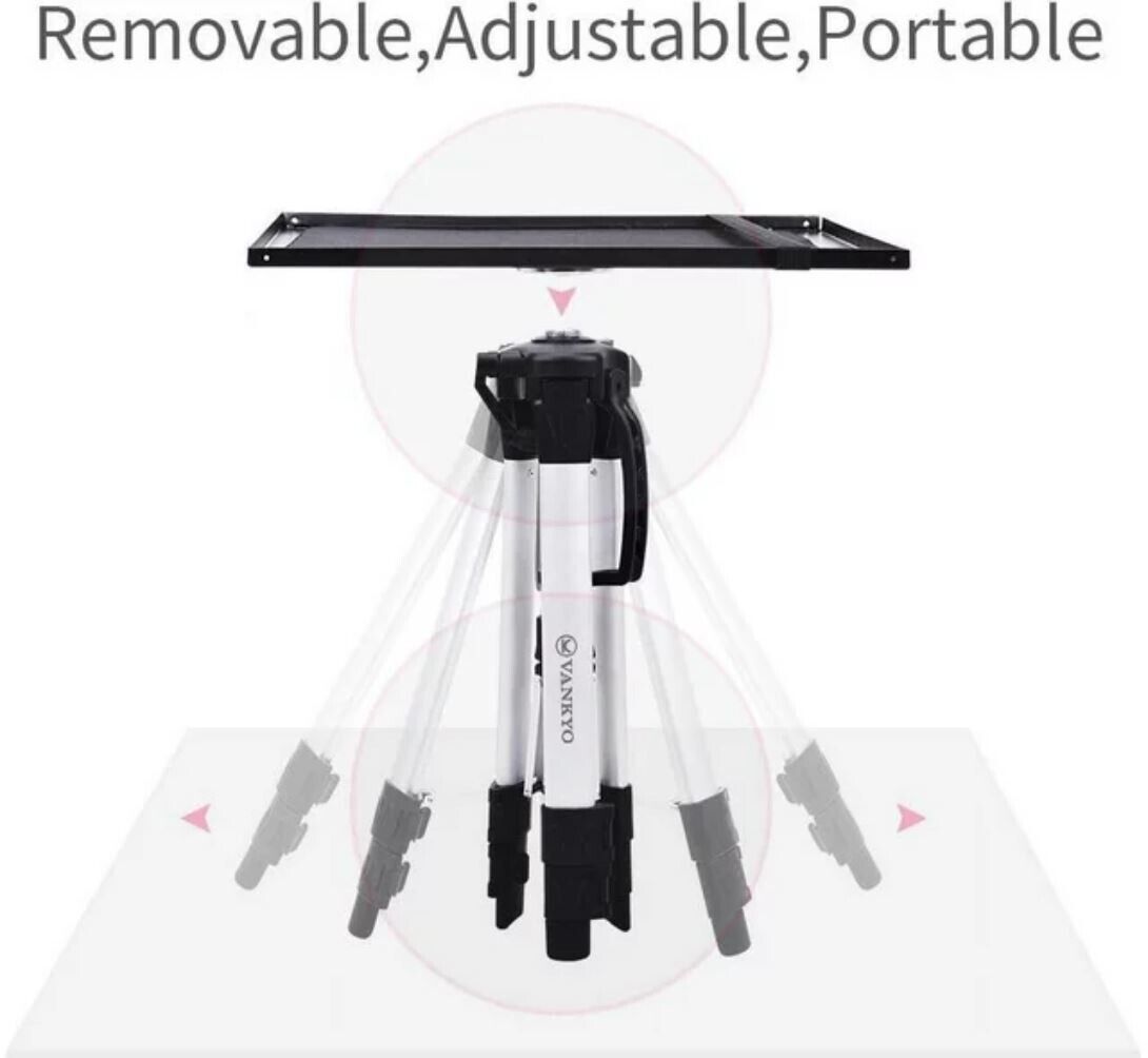 VANKYO PT20 Aluminium Tripod Projector Stand Universal Platform Tray Portable