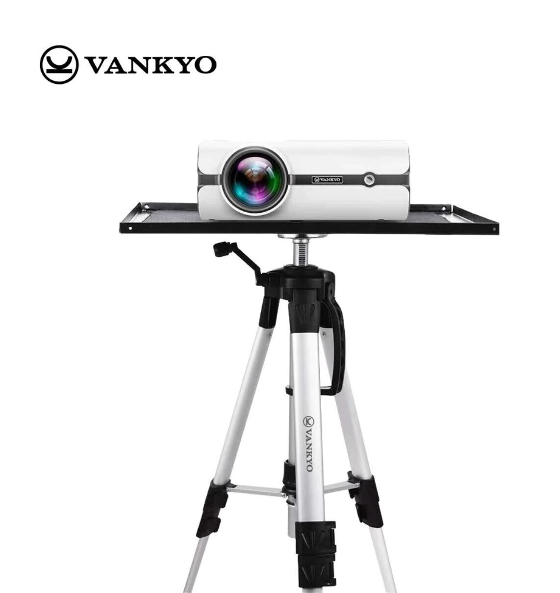 VANKYO PT20 Aluminium Tripod Projector Stand Universal Platform Tray Portable