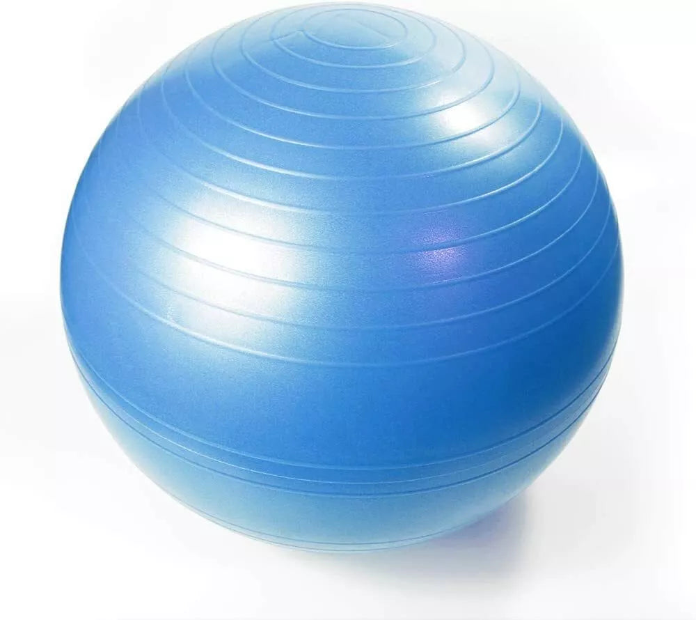 Reehut Yoga Exercise Ball Heavy Duty Gym Fitness 75cm (Blue)