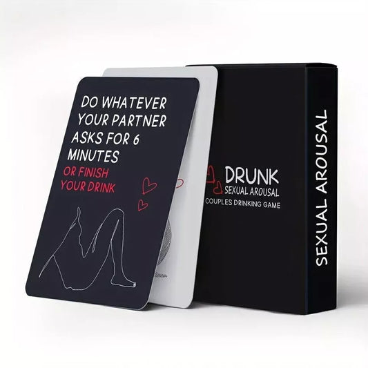 Clearance | Couple's Drinking Game For Drunk Desires Including 50 Cards