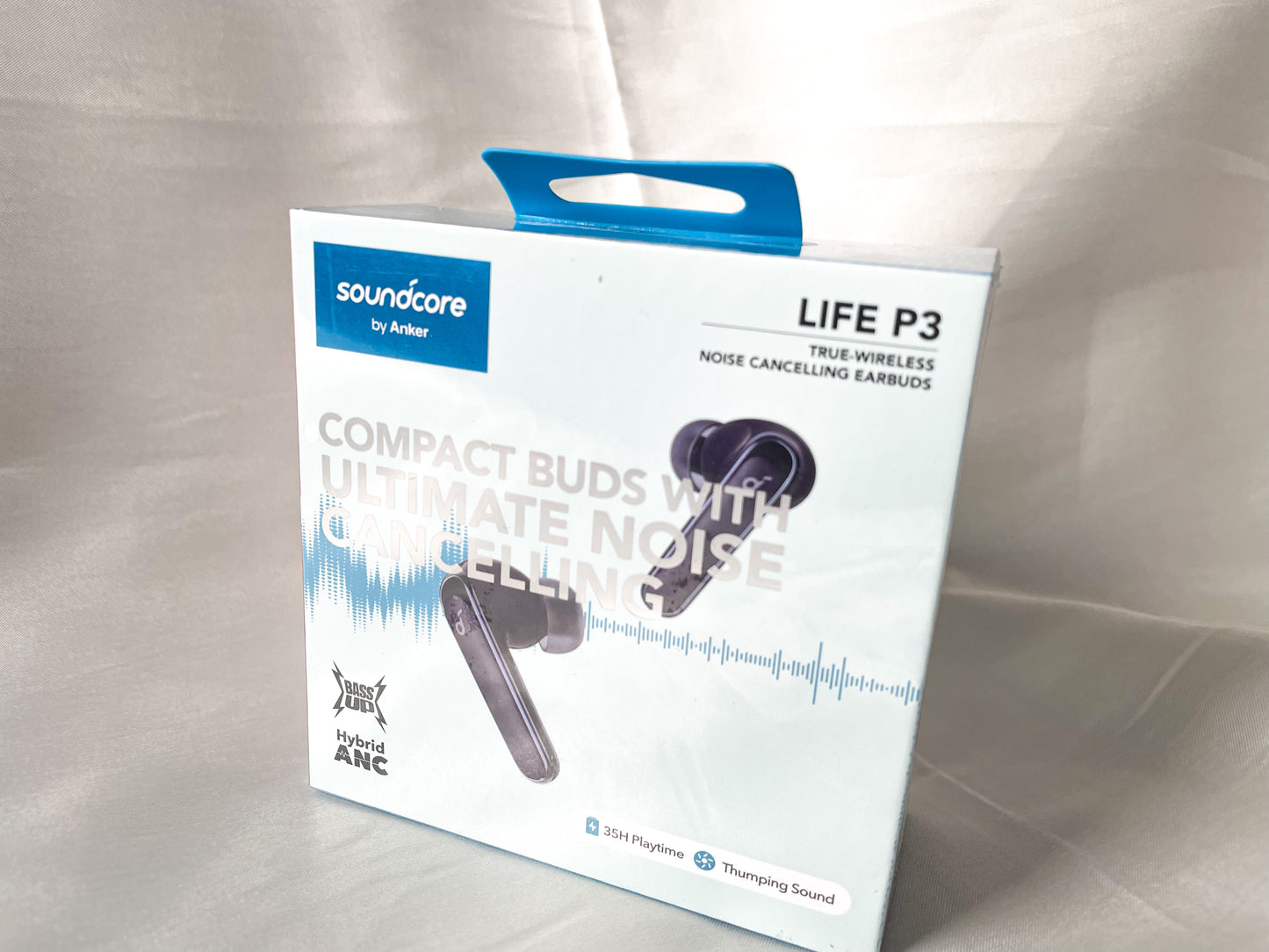 Anker Soundcore Life P3 Noise Cancelling Earbuds | Blue